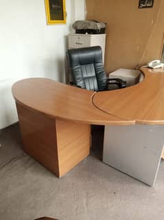 Office table and chair