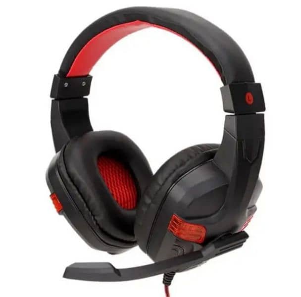 RGB Gaming wired headphones with mic. . . 0