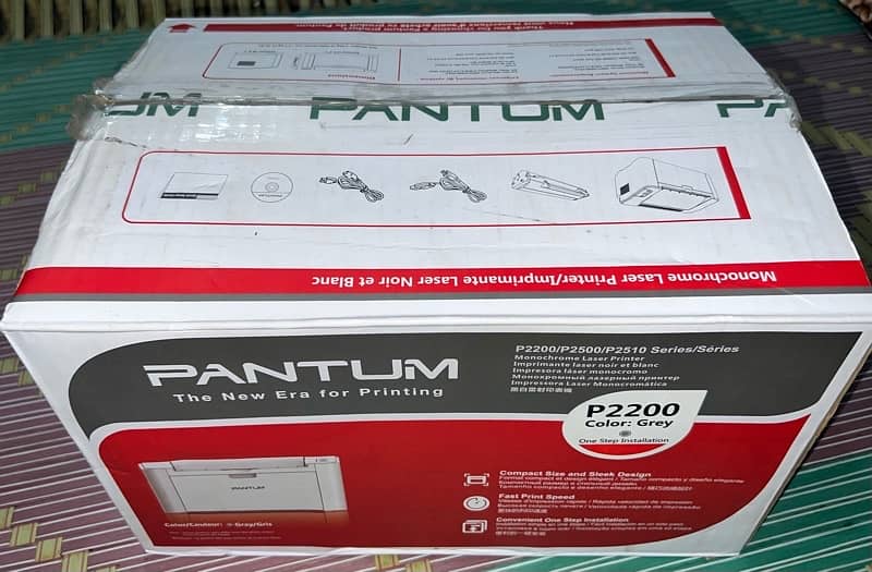 Pantum P-2200 Laser Printer with box and  warranty 5