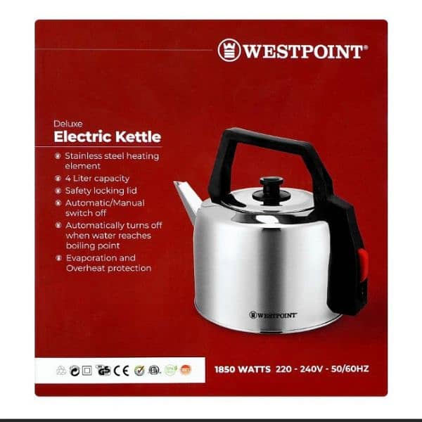 westpoint kettle 4 liter capacity 2