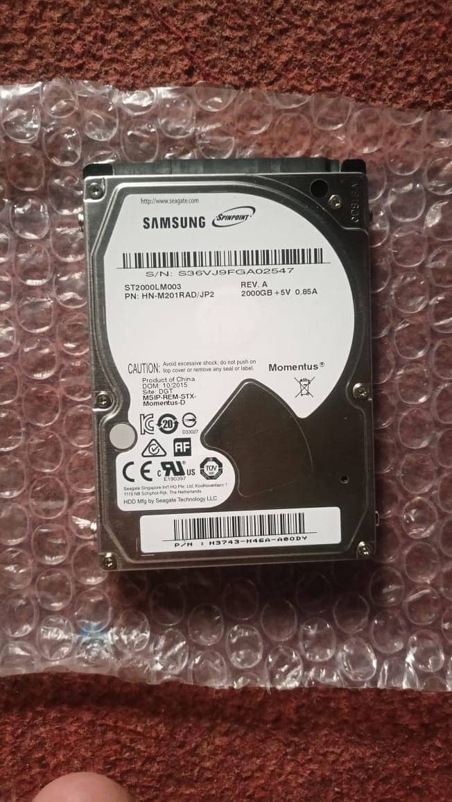 SAMSUNG 2TB Hard Drive for Laptop 0