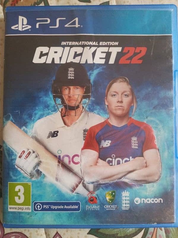 Cricket 22 international edition Ps4. Exchange possible 0