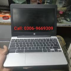 Hp ChromeBook + Android 4GB Ram Ultra Slim 5 HRS Backup