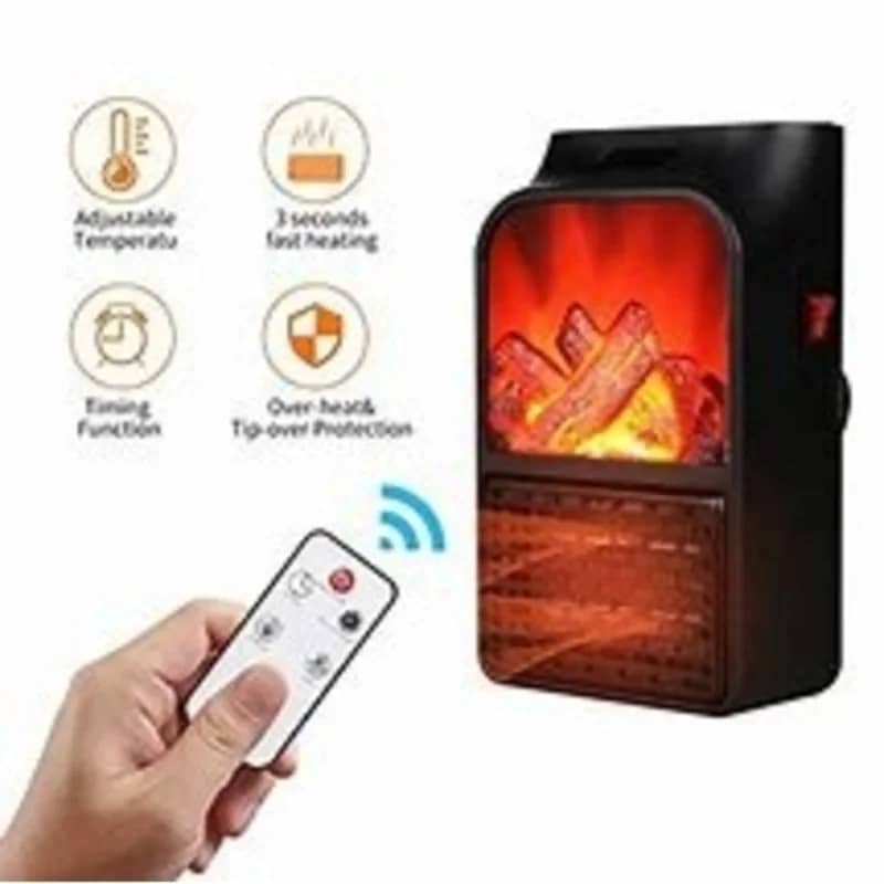 900 W room electric flame heater 0