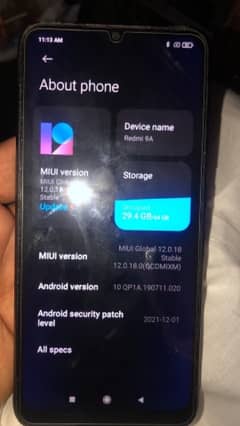 REDMI 9A for sale non pta urgent sale need money