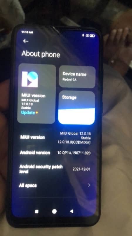 REDMI 9A for sale non pta urgent sale need money 1