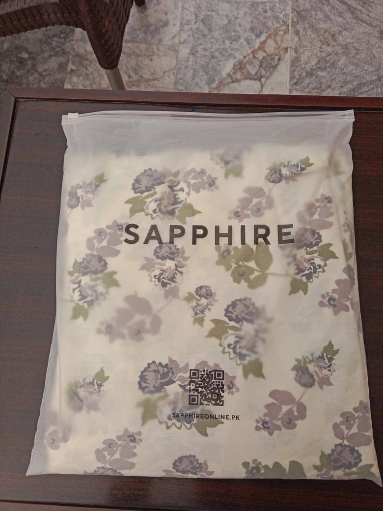 SAPPHIRE 3 Piece Printed Khaddar Suit 2