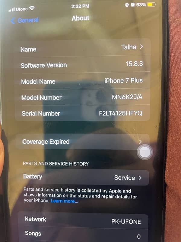 iPhone 7 Plus Urgent Sale PTA Approved 128 GB 2