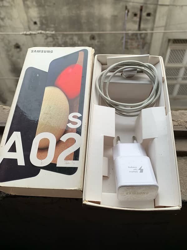 Samsung A02s, 3/32Gb, Dual Sim Pta-Approved with original box & chrgr 5