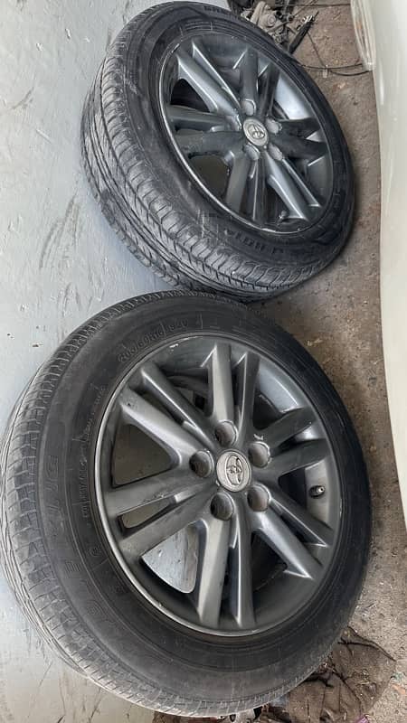 Toyota Mark X/Crown Original 16” Rims/Wheels with Tyres 2