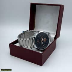 Men's Stainless Steel Analog Watch, Premium Quality