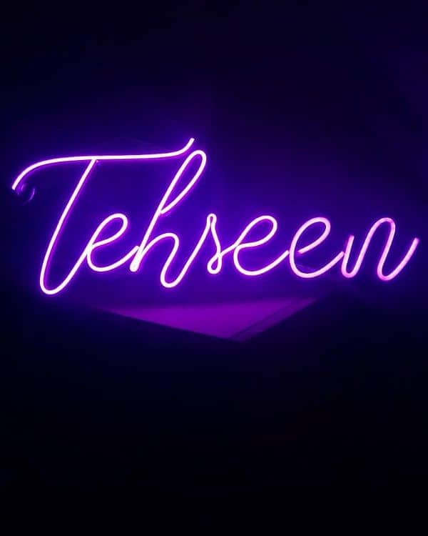 Custom Neon LED Name Signs Free Delivery 1