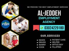 We provide Drivers , Cook , Babysitter , House maids , Nurse , Helper