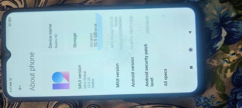 Redmi 9C ,3/64GB, Battery 5000mAh ,Condition Raf PTA Approved 2