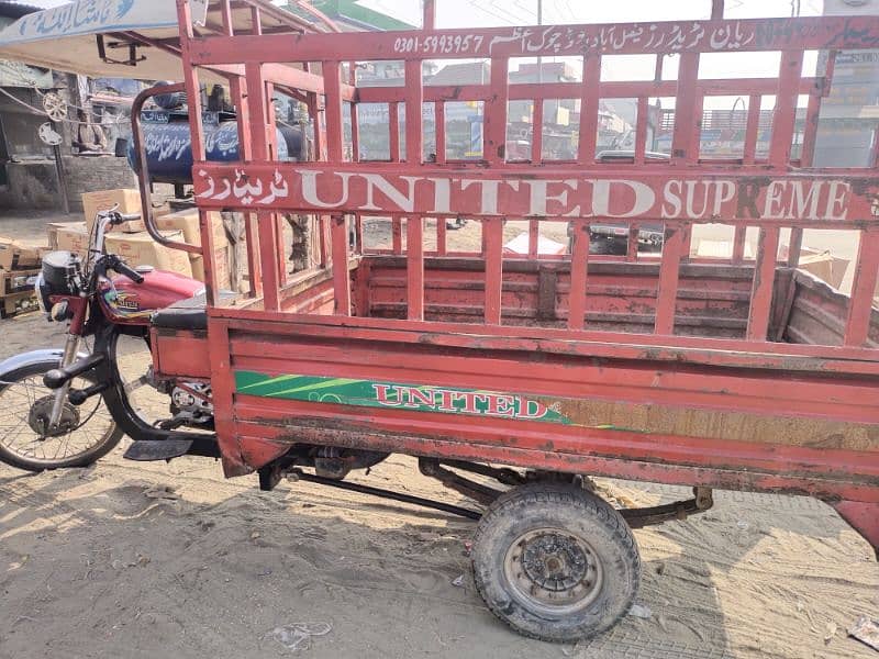 United 100 CC Loader Rickshaw- with reverse Gear 6