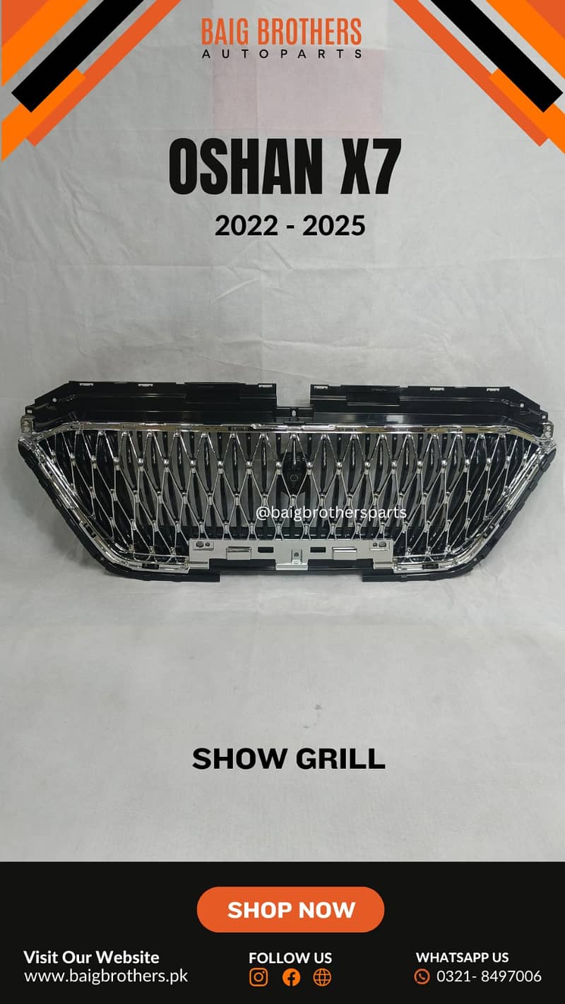 City Civic Haval H6 Mg Hs Kia Stonic Hyundai Tucson Bonnet Light Grill 11