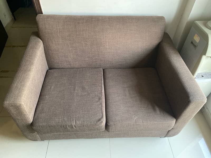 2-seater sofa and two 1-seater for sale, perfect for living rooms. 4