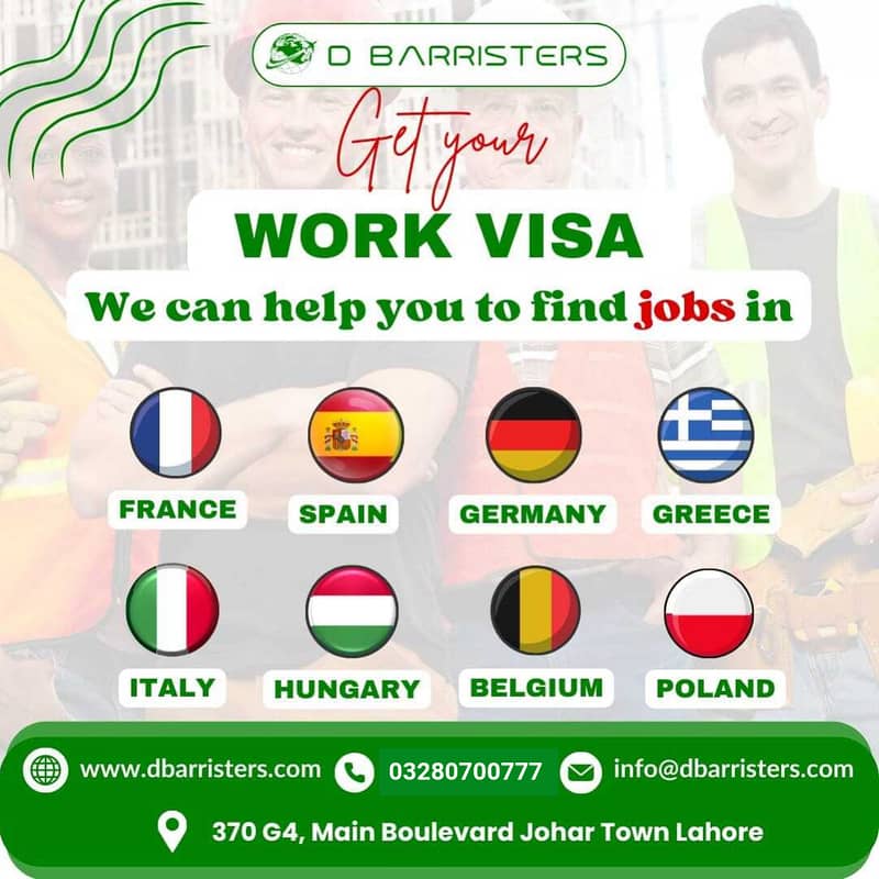 Visa Consultant, Jobs Visa, Work Visa in Spain,Italy France,Study Visa 0