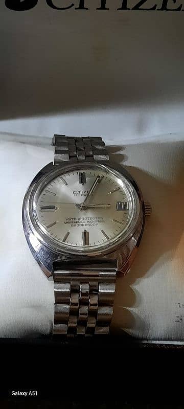 citizen watch silver dail 17 jewels 1