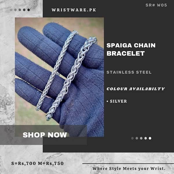 chains bracelets rings  pure stainless steel for men 4