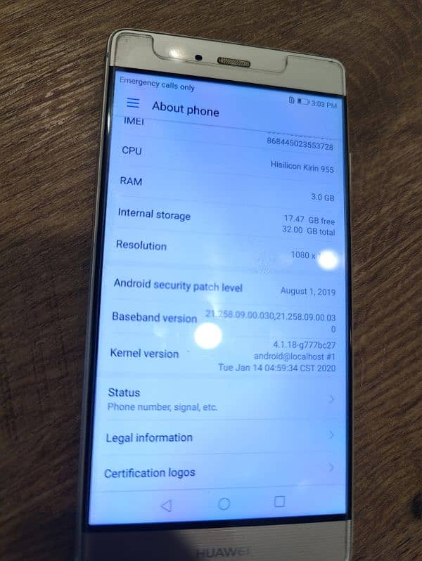 Huawei P9 Orignal Used Like Brand New 11