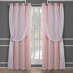 curtains / net curtains / Curtains with Net Outlining Fancy Covers