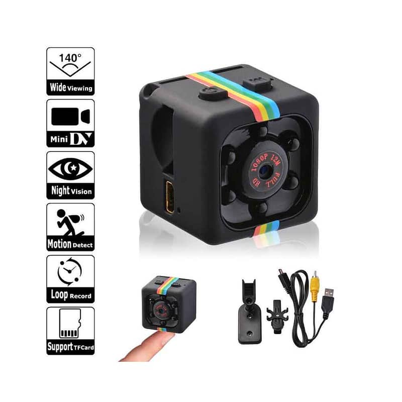 SQ11 Mini Camera HD 1080p Night Vision 1