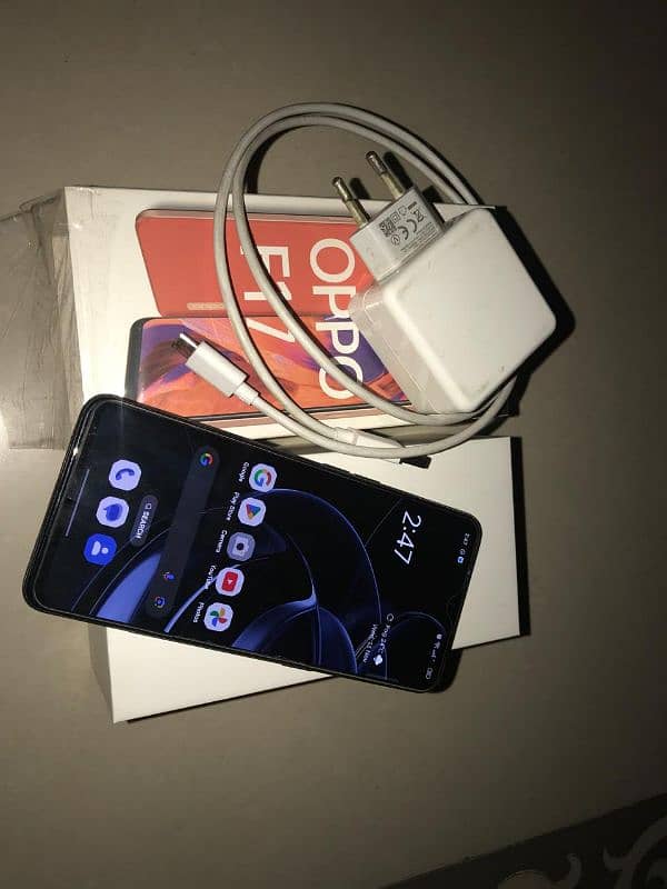 OPPo F17 for sale with box and accessories 1