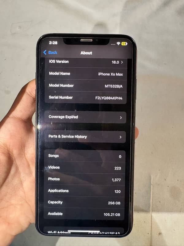 Iphone Xs Max 256Gb Non Pta Condition  10/9 Urgent Sell 7