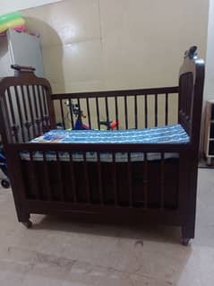 Baby Cot / Baby bed / Baby Crib of Solid Wood with Mattress