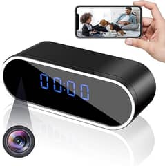 Camera Clock 1080P HD WiFi  Cam Indoor Wireless