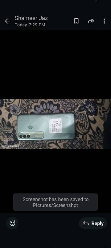 Tecno spark 7pro 4 64 only box Hy seald one hand use good no xchng 5