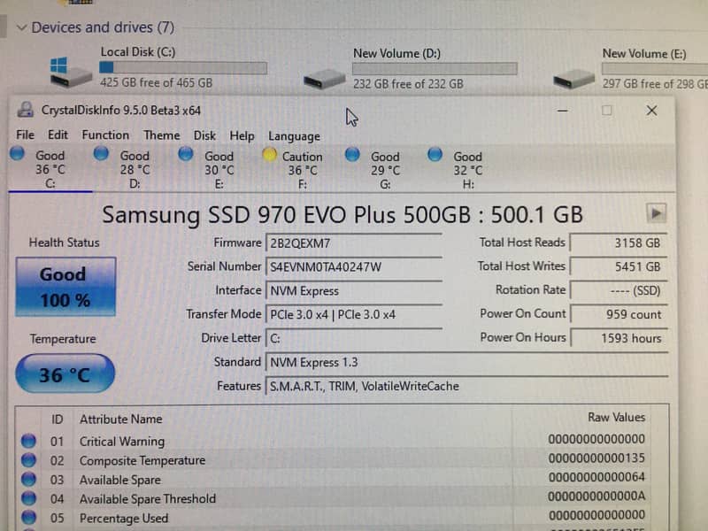 Samsung SSD 970 EVO PLUS 500GB NVME Low Price 7