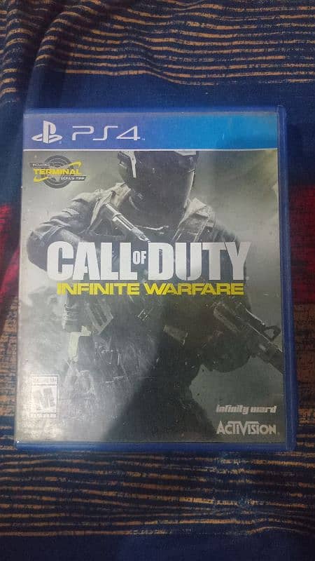 call of duty infinite warfare , god of war, farcry primal, watchdogs 3