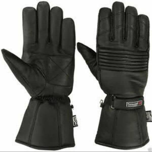 2 PCs Leather Gloves 0