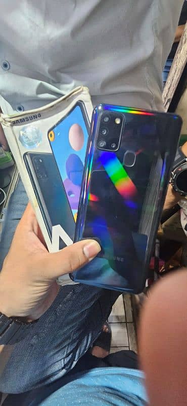 Samsung A21s New condition 4GB 128GB complete saman Pta  approved 5