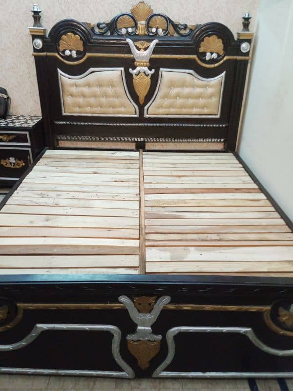 King size Bed or Side Tables Good Condition  Rs. 35,000/- 2