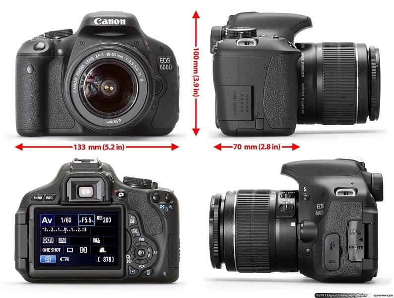 Canon 600D with Prime (50MM, f1.8) and Telephoto (55-250MM) lenses 2