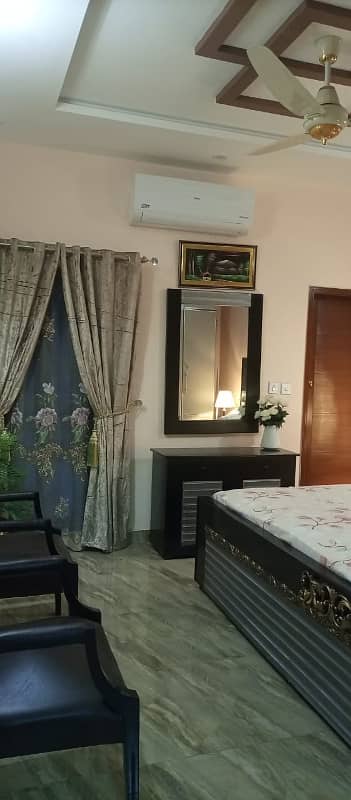 furnished room . Ac LED bed good location 0