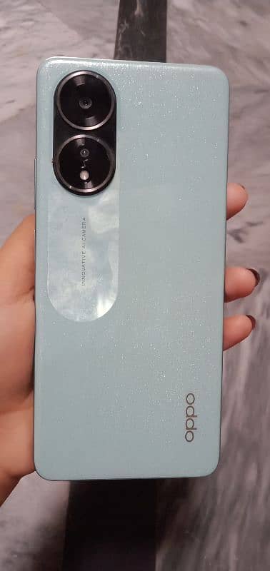 Oppo A58 with original box and accessories, warranty remaining 1