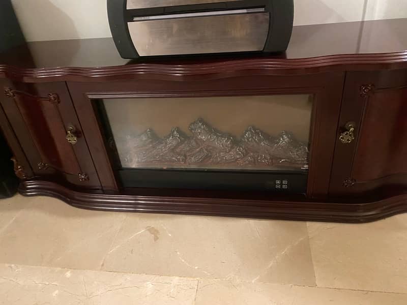 imported consoles with fireplace brand new 4