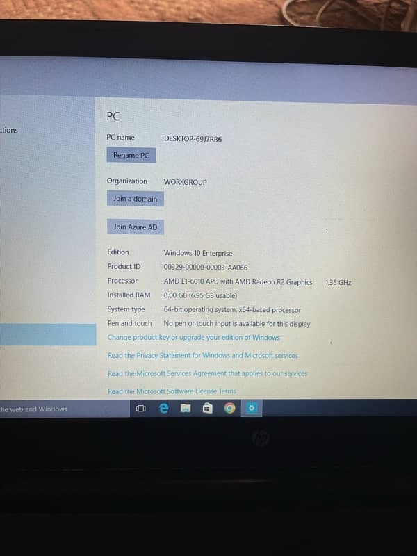 hp laptop 10/9 condition 0