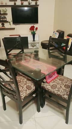 4 chair dining table for sale