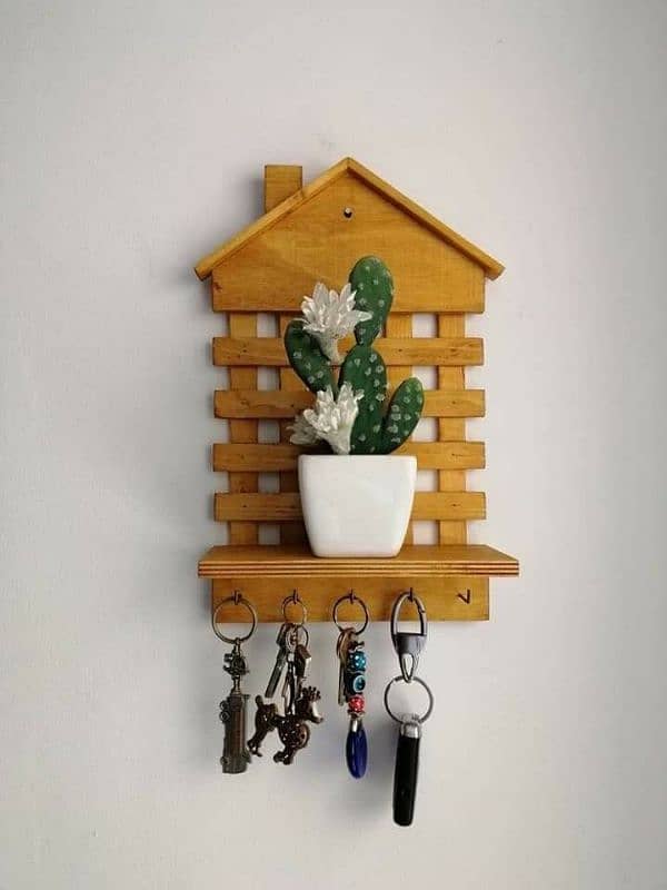 Wooden Key Hooks 1