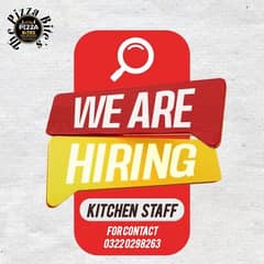 KITCHEN STAFF & DELIVERY BOY REQUIRED