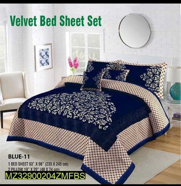 Velvet Bedsheet Set 0