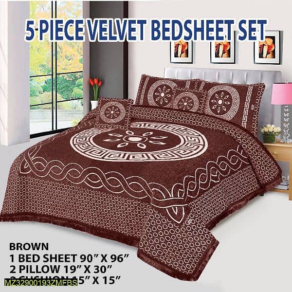 Velvet Bedsheet Set 2