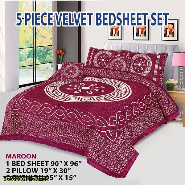 Velvet Bedsheet Set 12