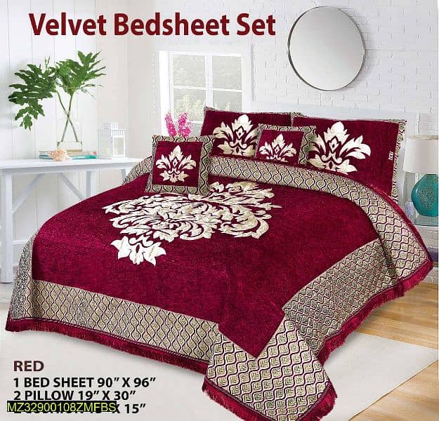 Velvet Bedsheet Set 13