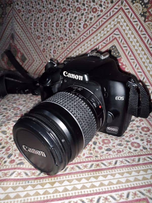 Canon 1000D with 28 80mm lens 1